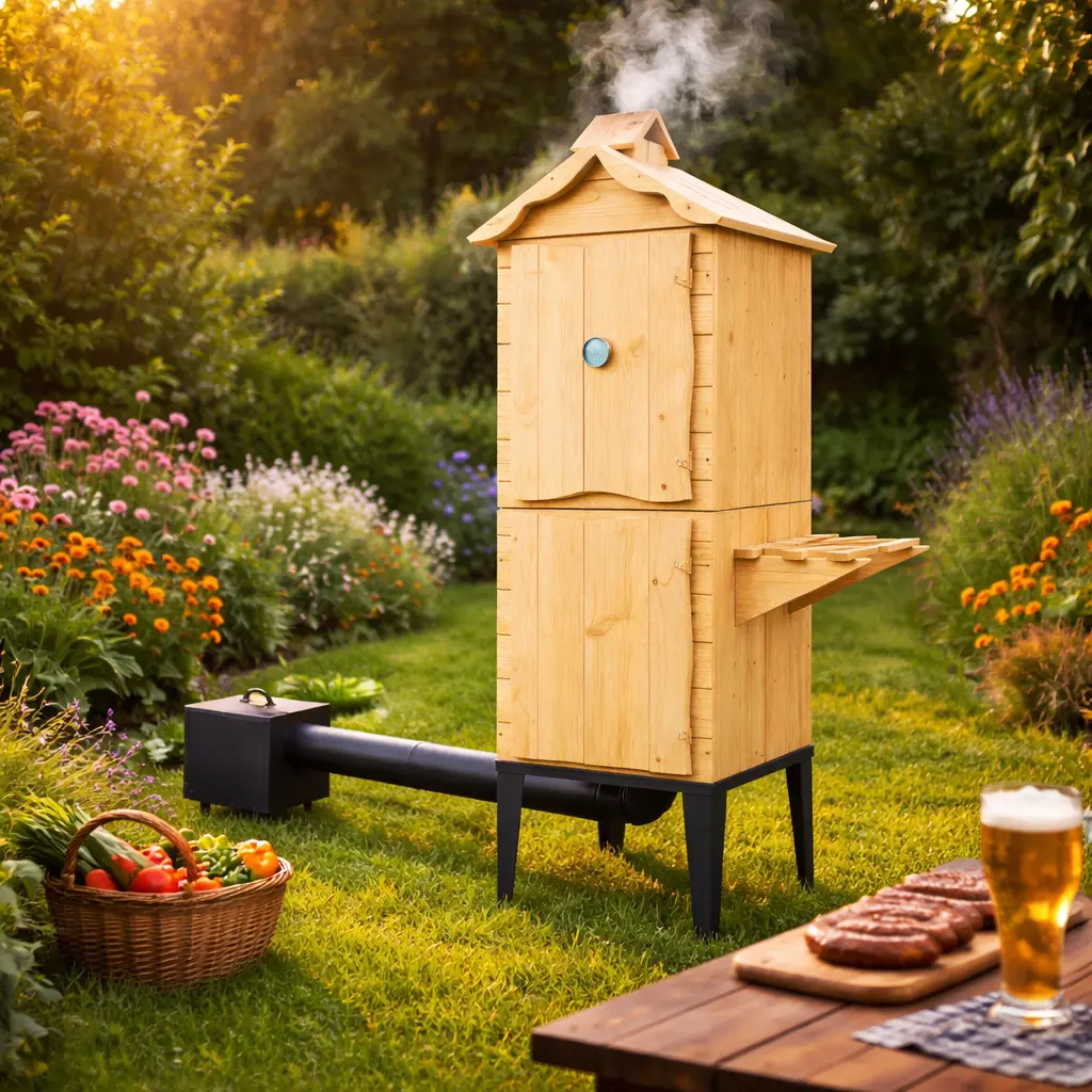 Wędzarnia w ogrodzie