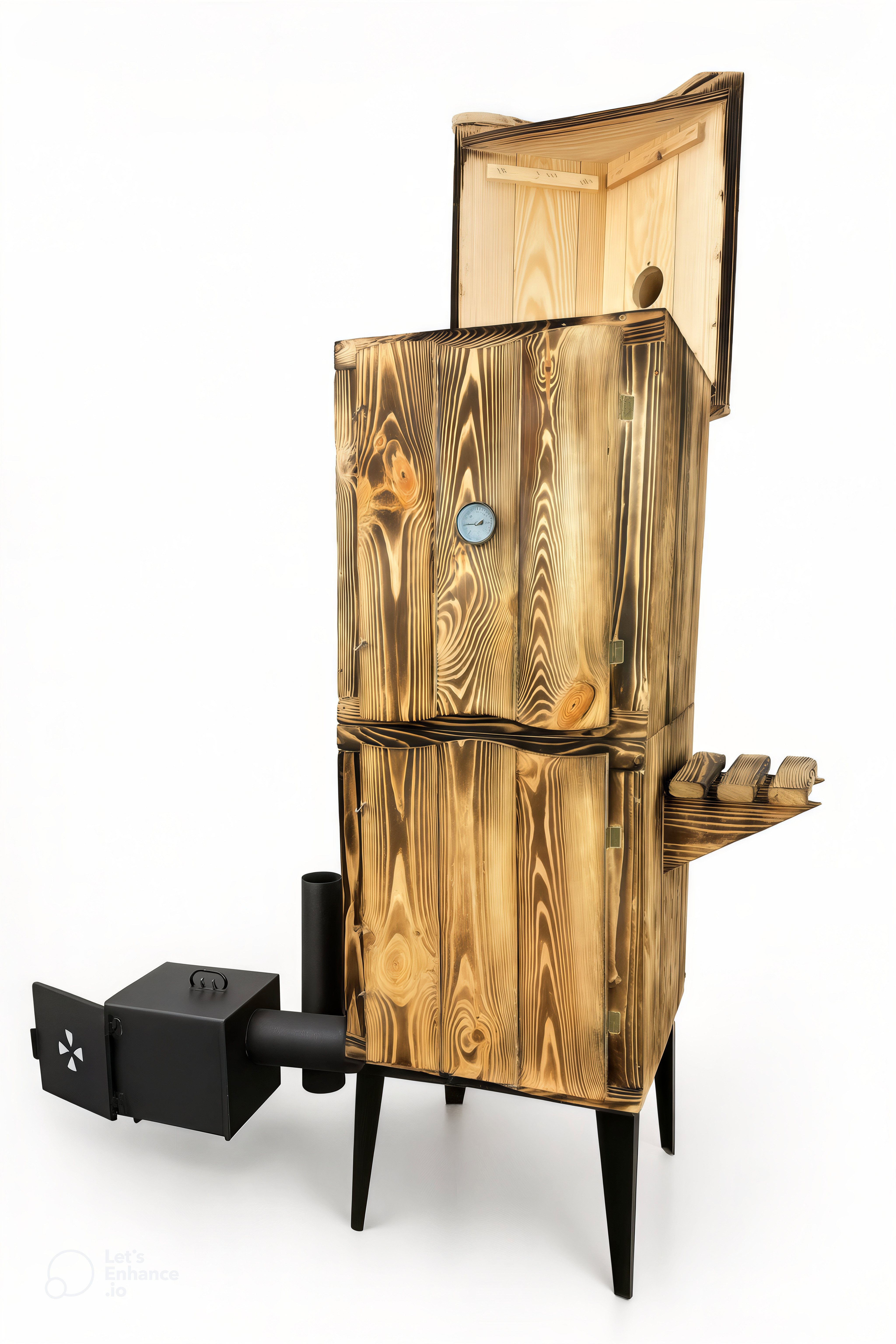 Wędzarnia Drewniana Ogrodowa Domowa 3